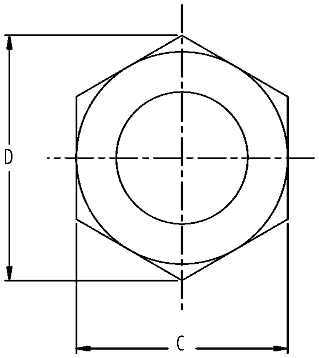 Double Compression Weather Proof Cable Glands technical drawing 2